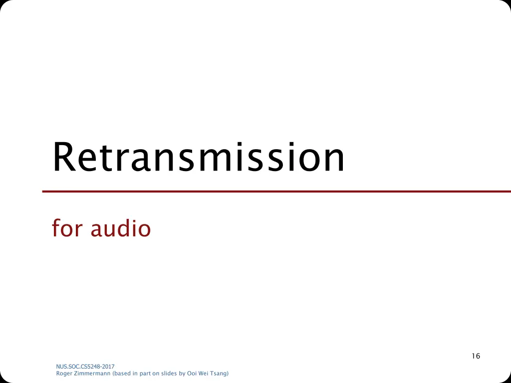 retransmission 1