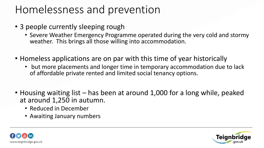 homelessness and prevention