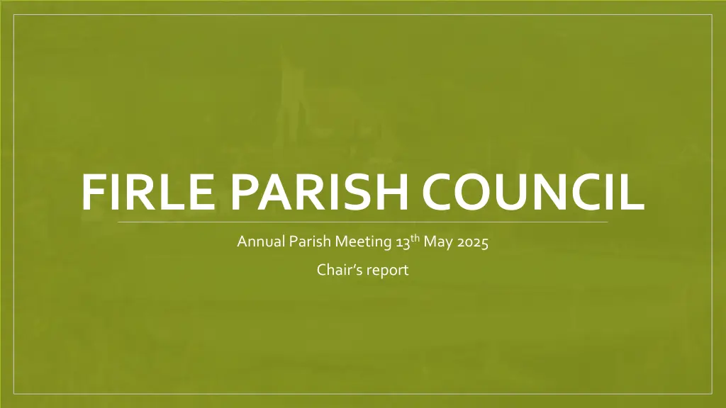 firle parish council