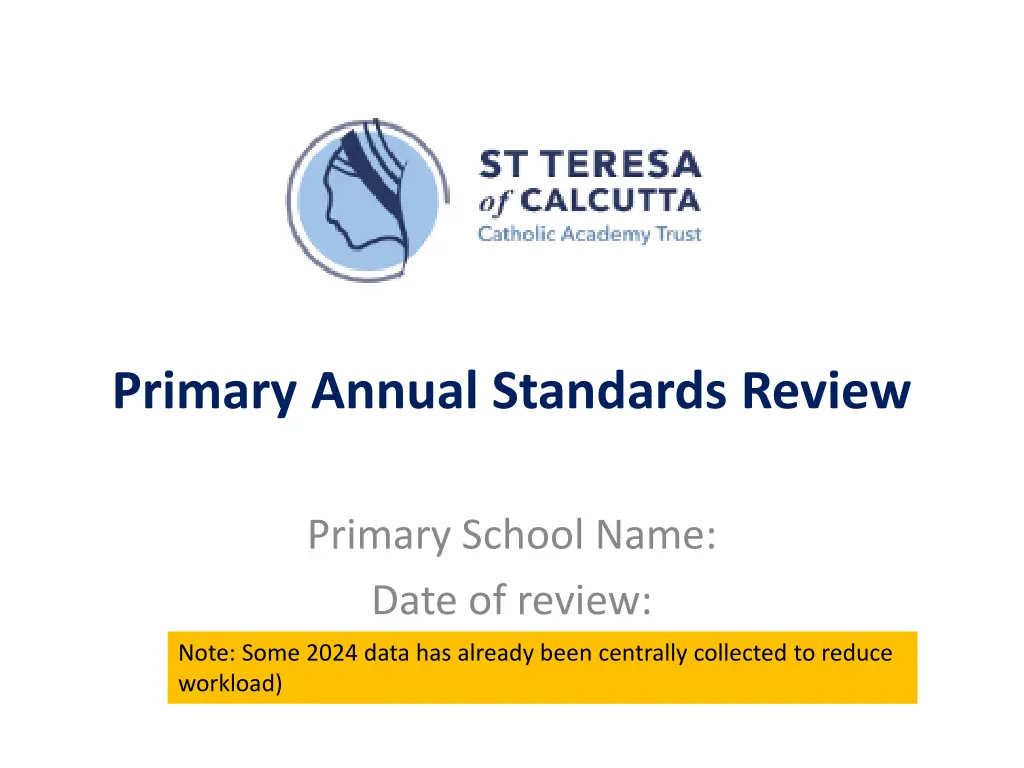 primary annual standards review
