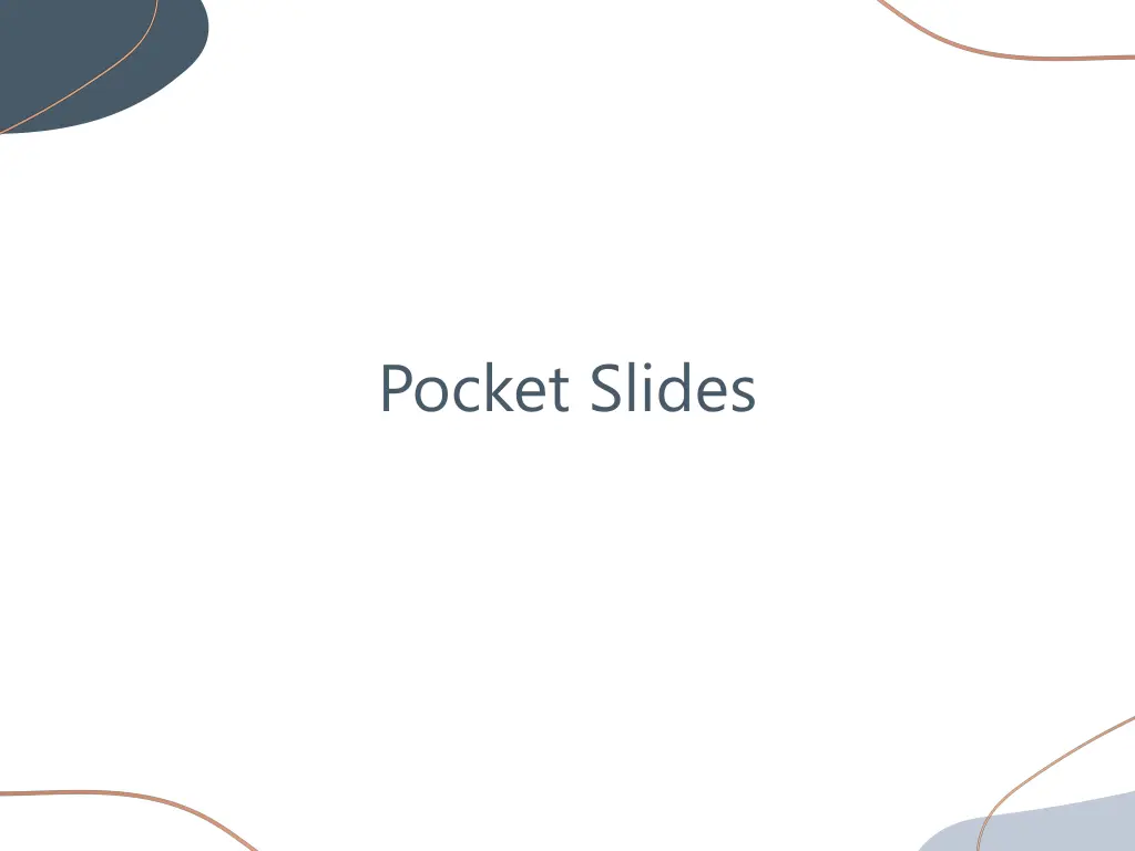 pocket slides