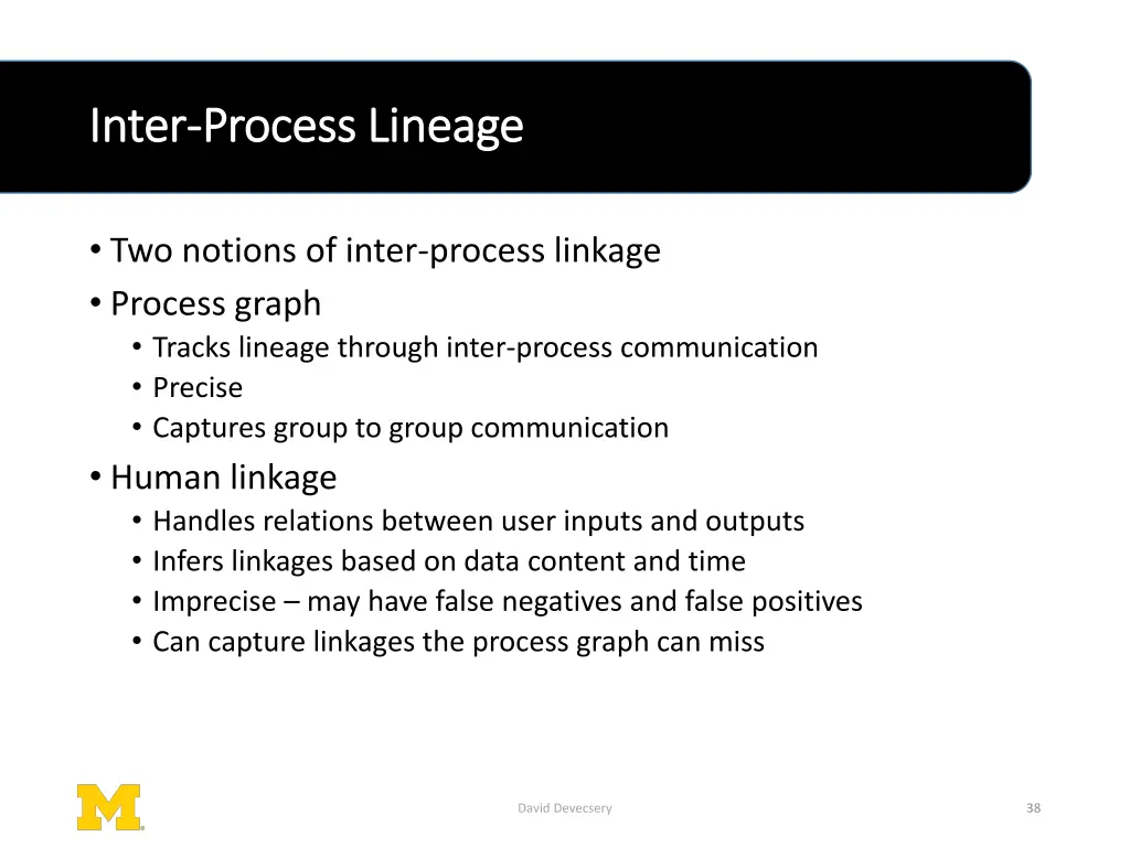 inter inter process lineage process lineage
