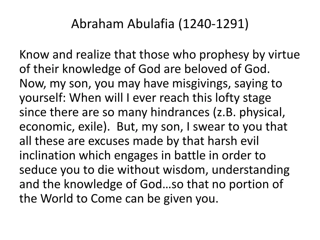 abraham abulafia 1240 1291 1