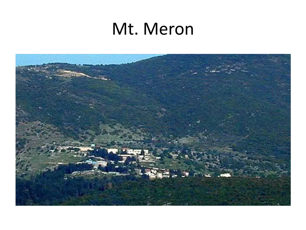 mt meron