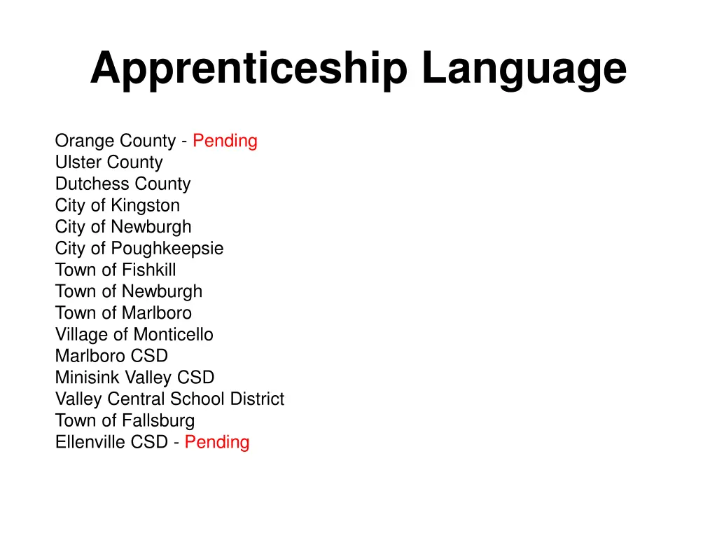 apprenticeship language