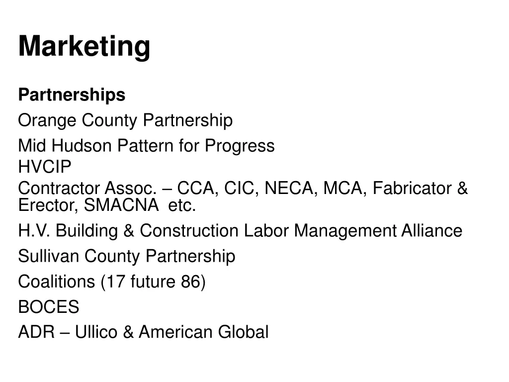 marketing partnerships orange county partnership