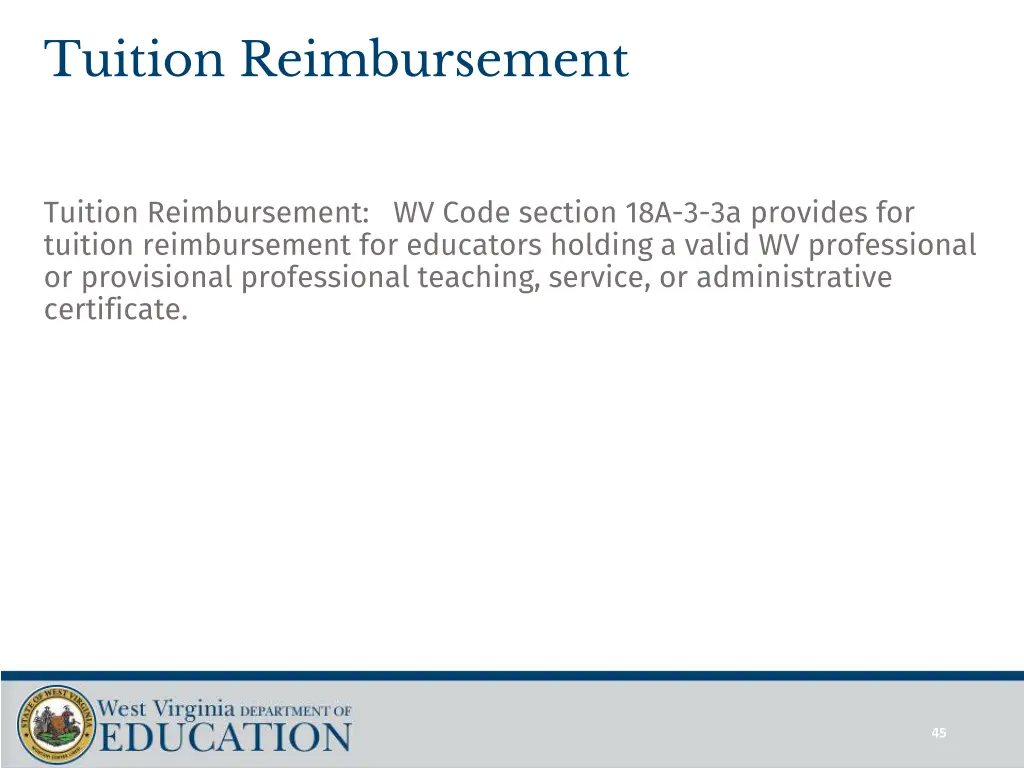tuition reimbursement