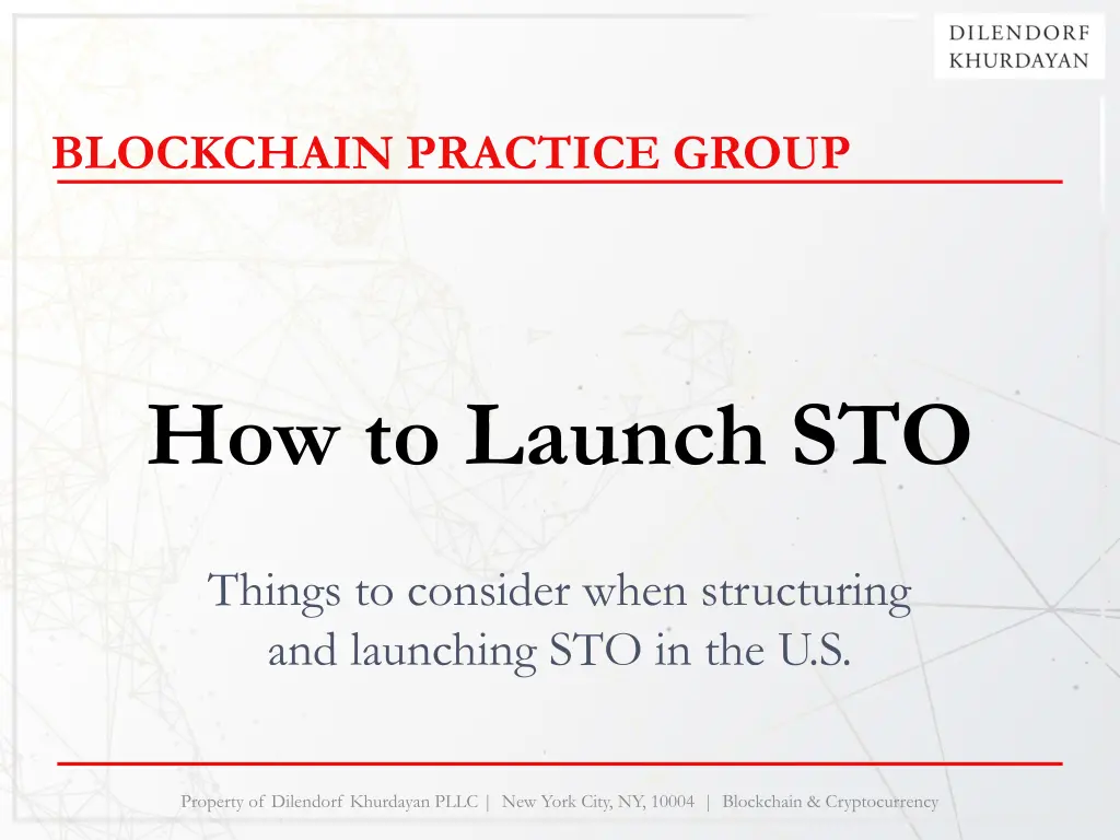 blockchain practice group