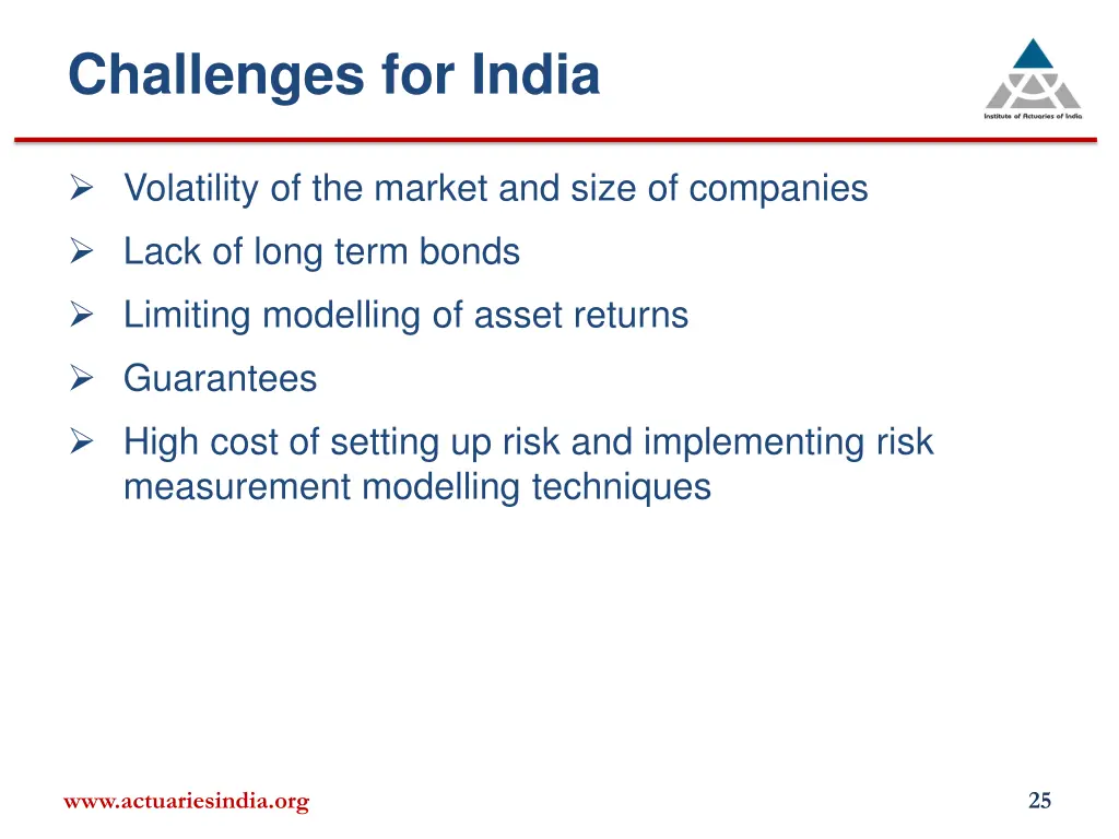 challenges for india