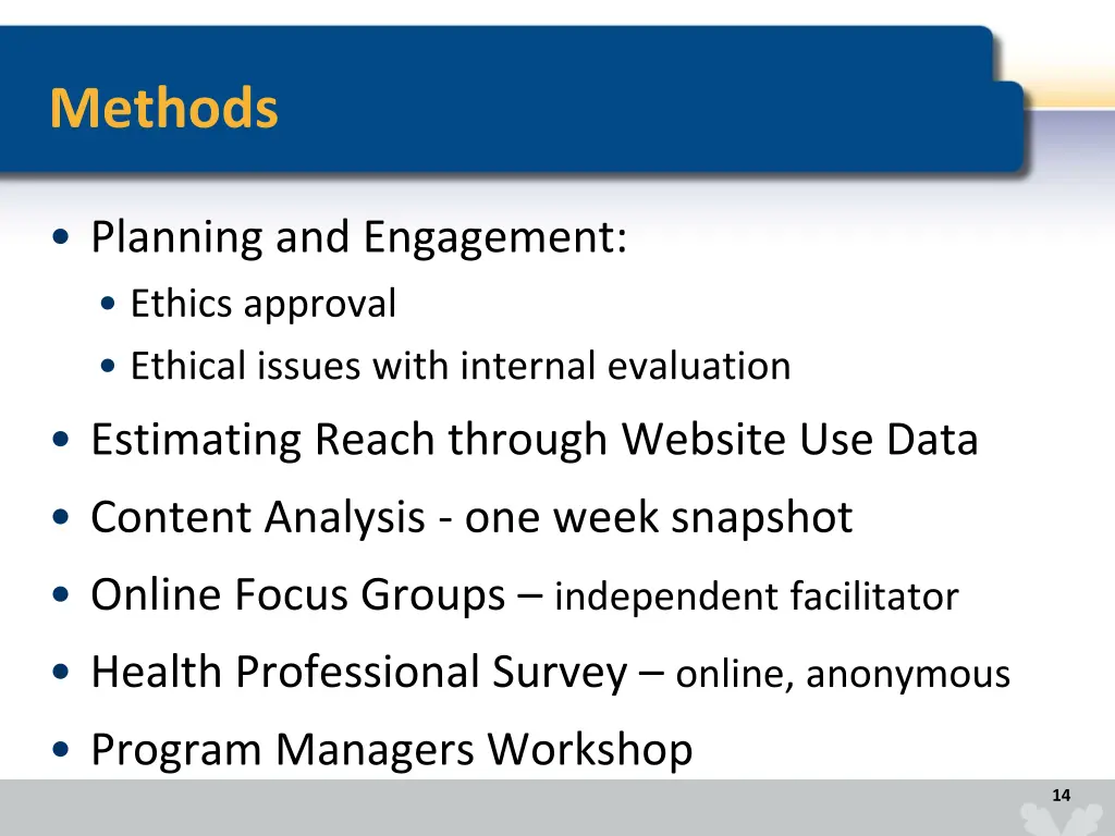 methods