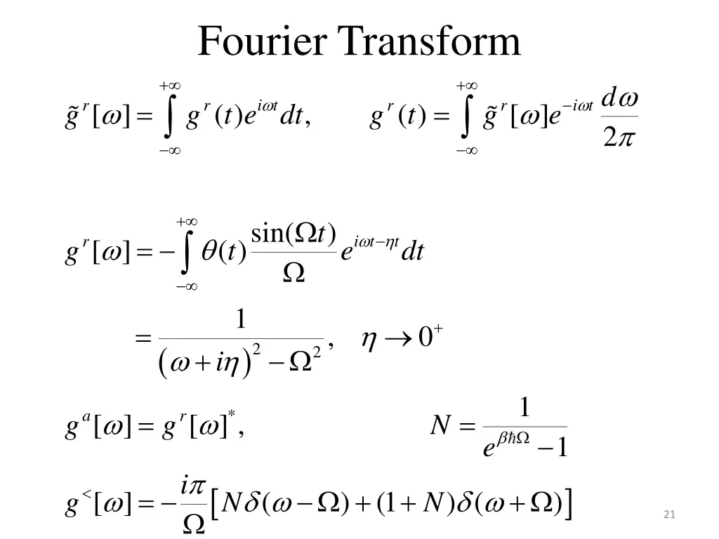 fourier transform