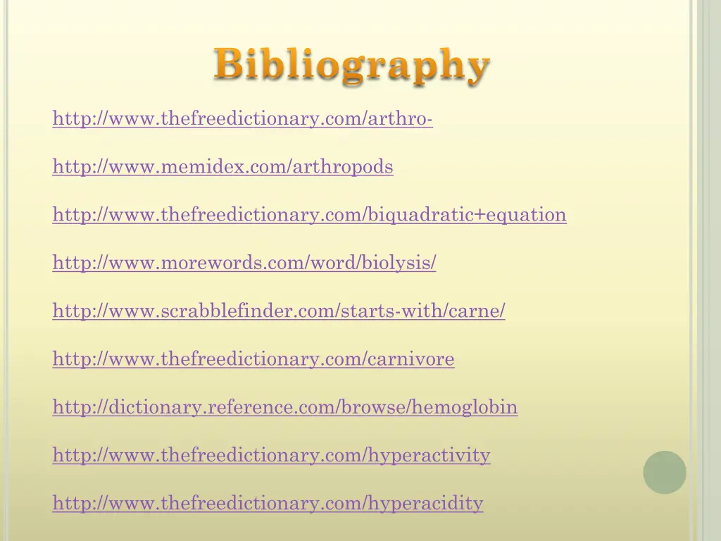 bibliography