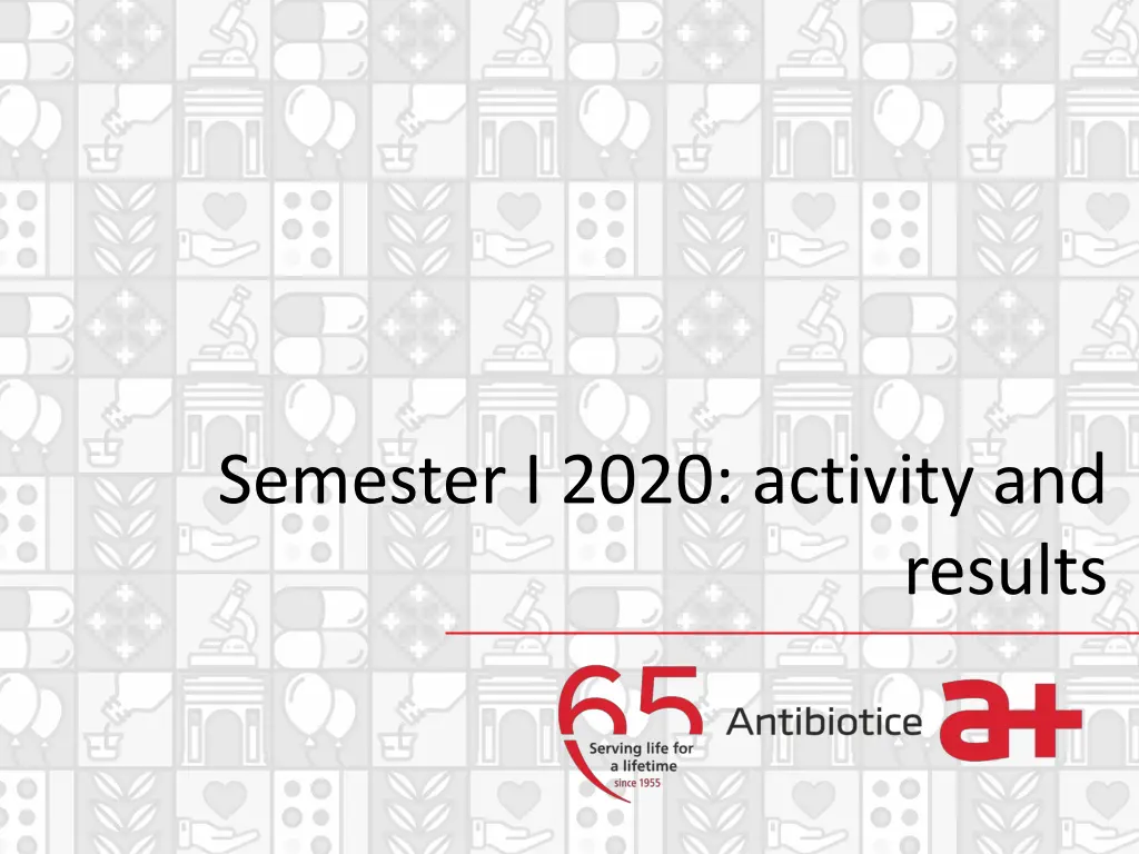 semester i 2020 activity and
