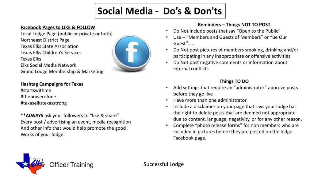 social media do s don ts