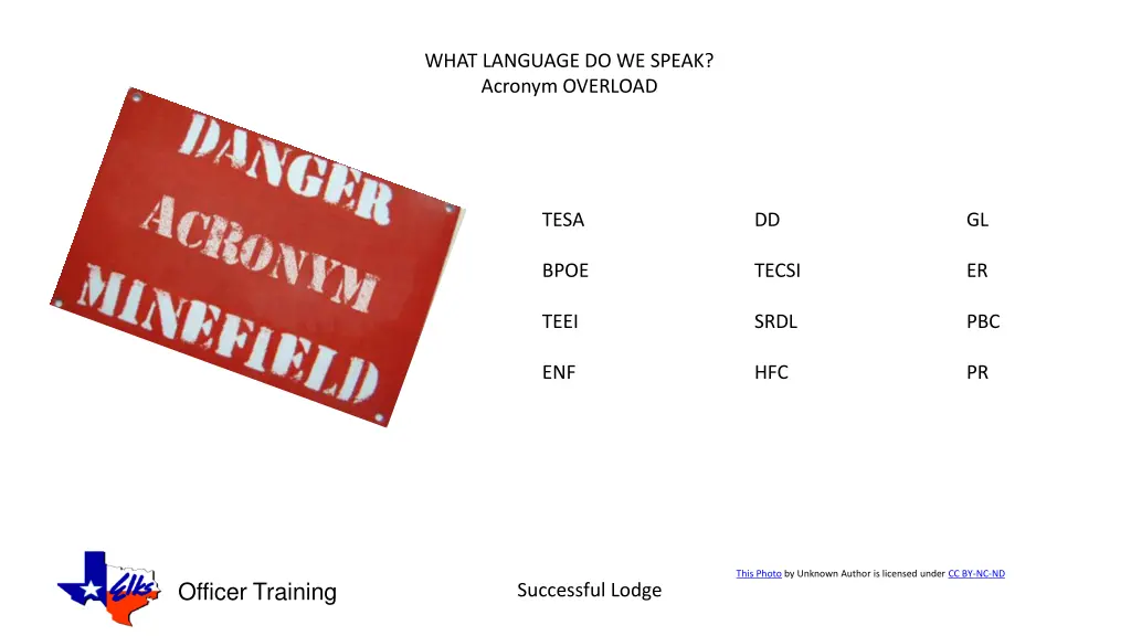 what language do we speak acronym overload