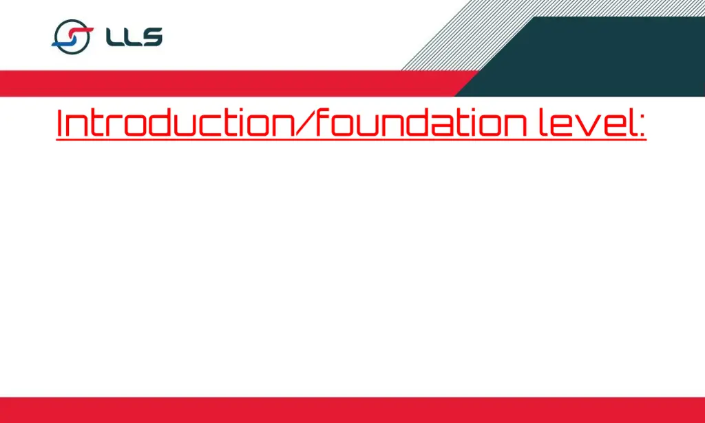 introduction foundation level