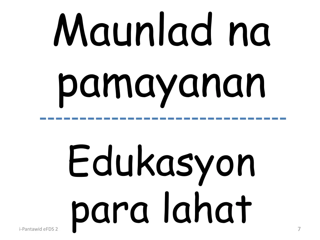 maunlad na pamayanan