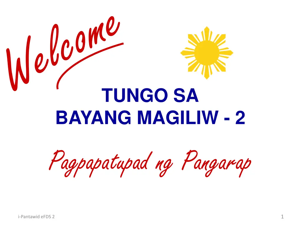 tungo sa bayang magiliw 2