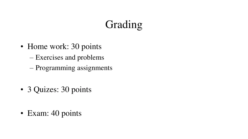 grading