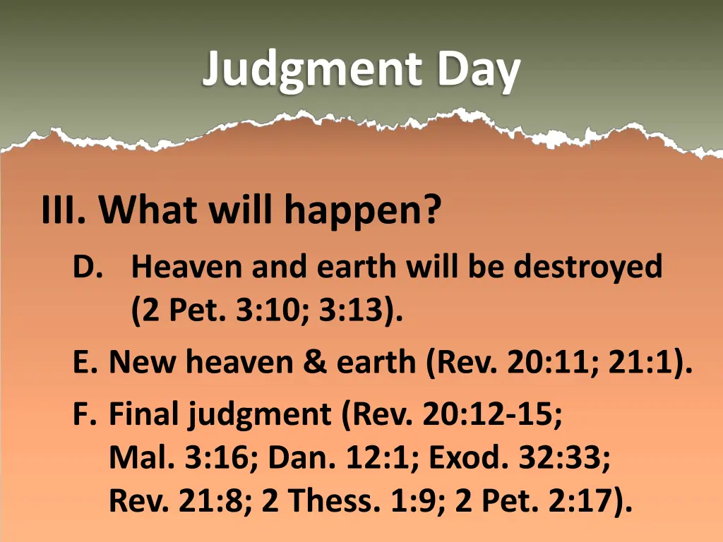 judgment day 3