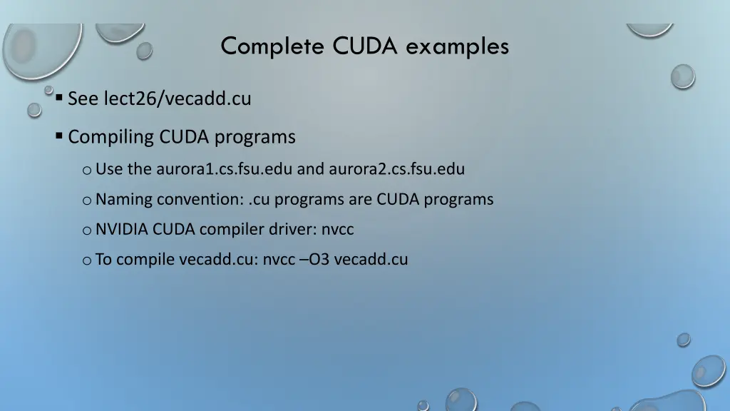 complete cuda examples