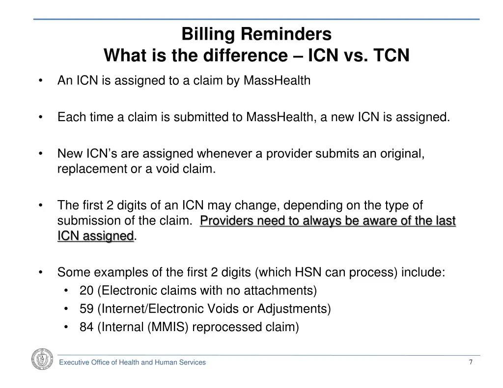 billing reminders