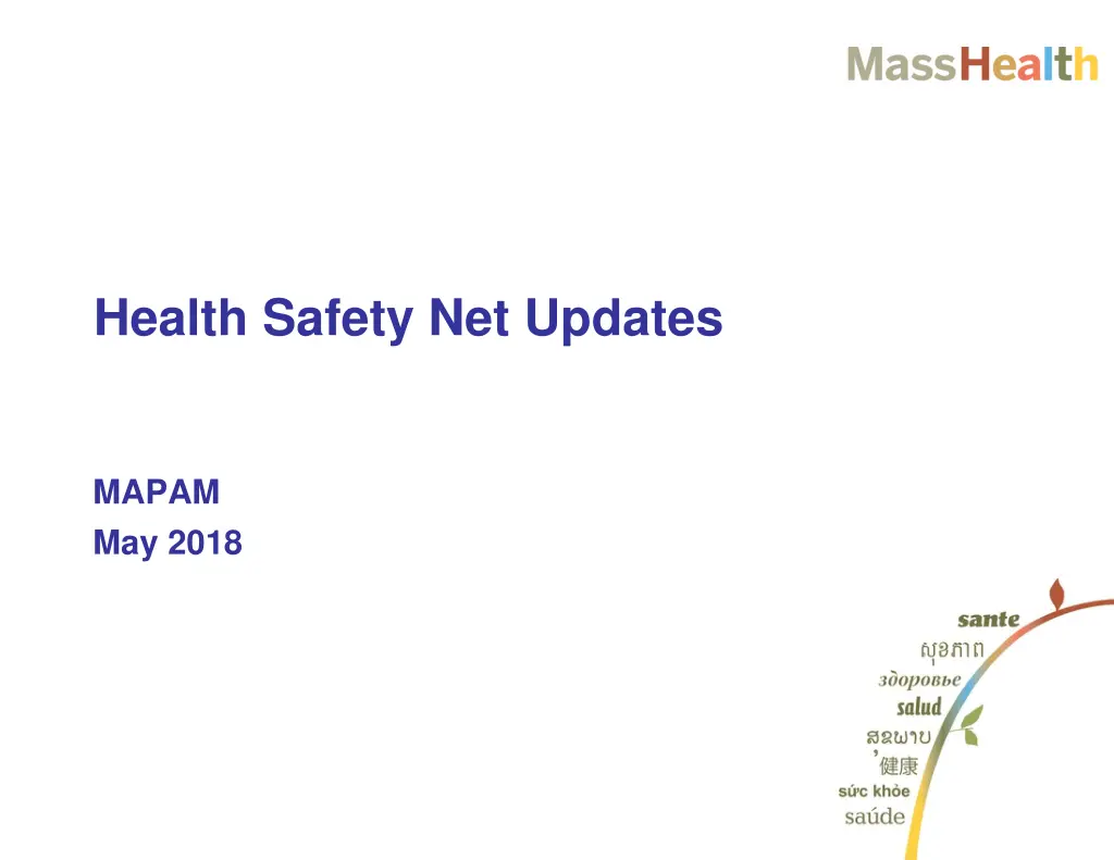 health safety net updates