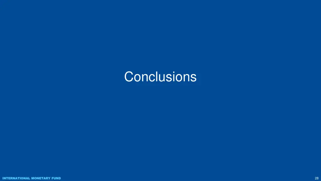 conclusions