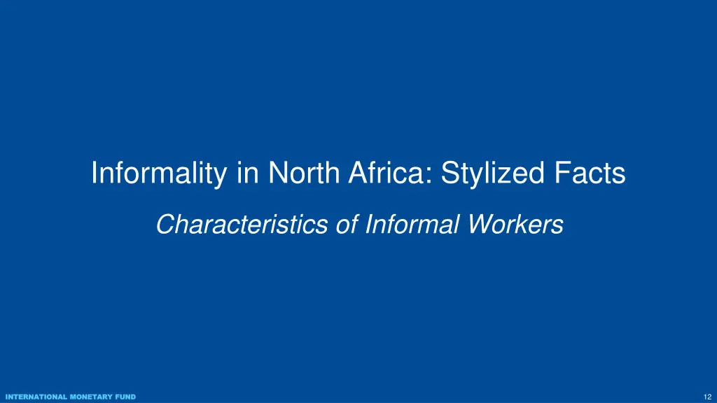informality in north africa stylized facts 3