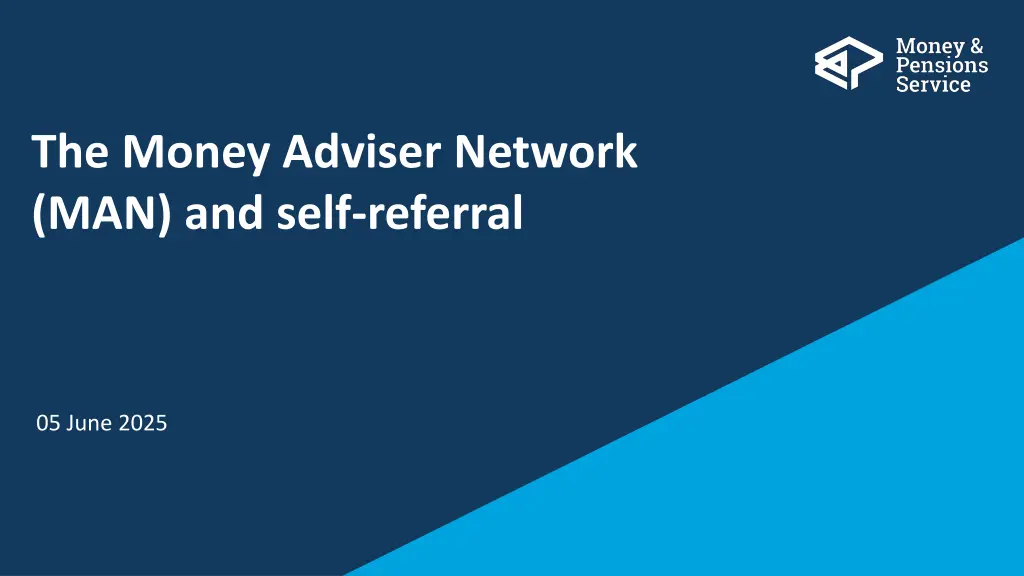 the money adviser network man and self referral
