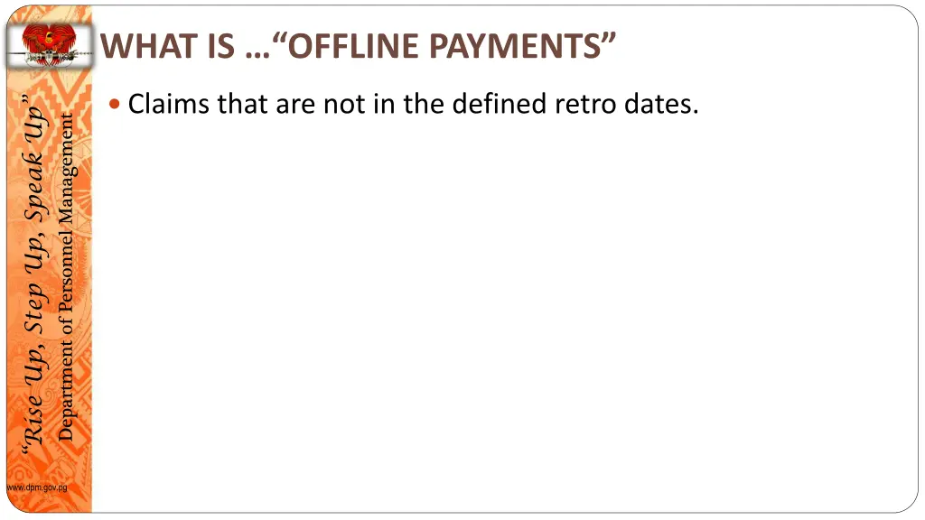 what is offline payments