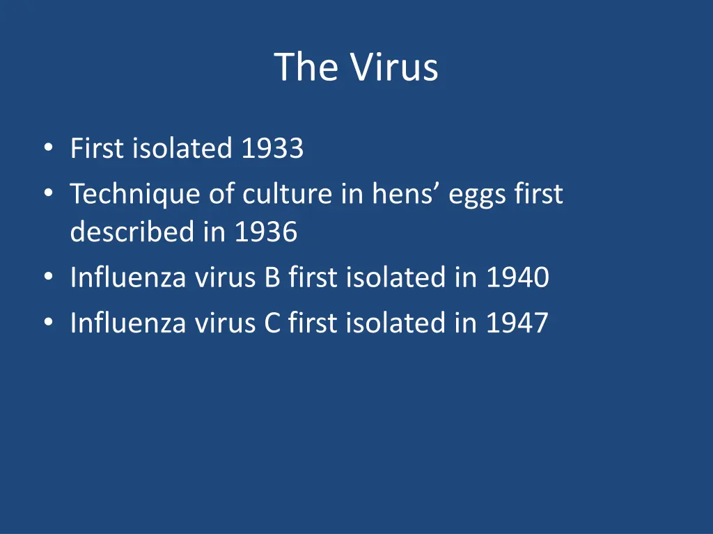 the virus