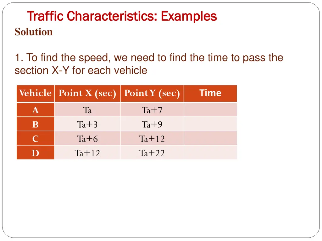 traffic characteristics examples traffic 42