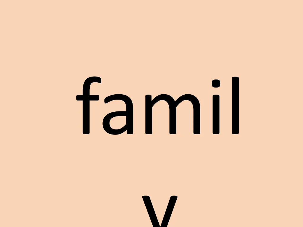 famil y