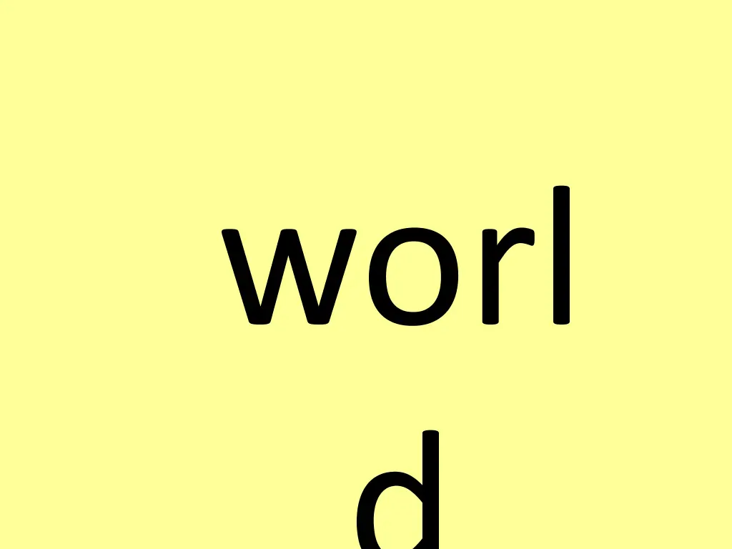 worl d