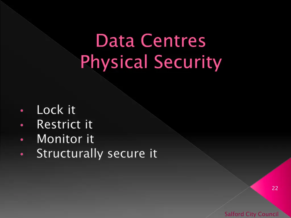 data centres physical security