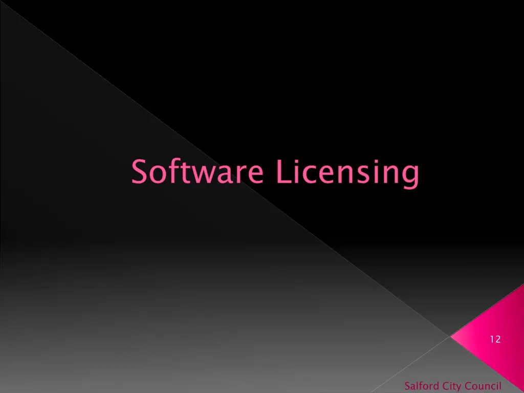 software licensing