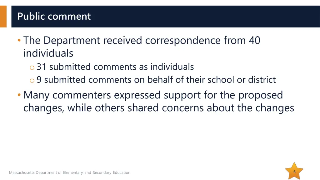 public comment