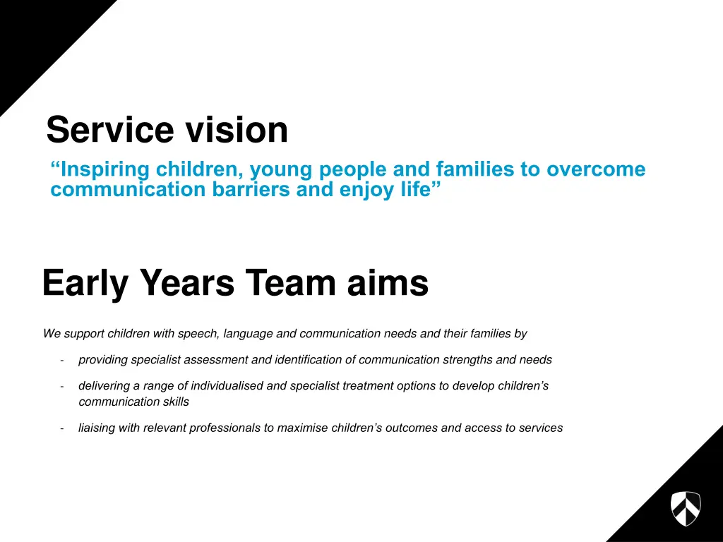 service vision inspiring children young people