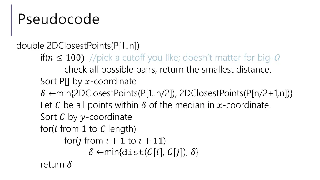 pseudocode 3