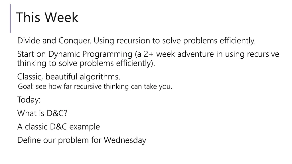 this week