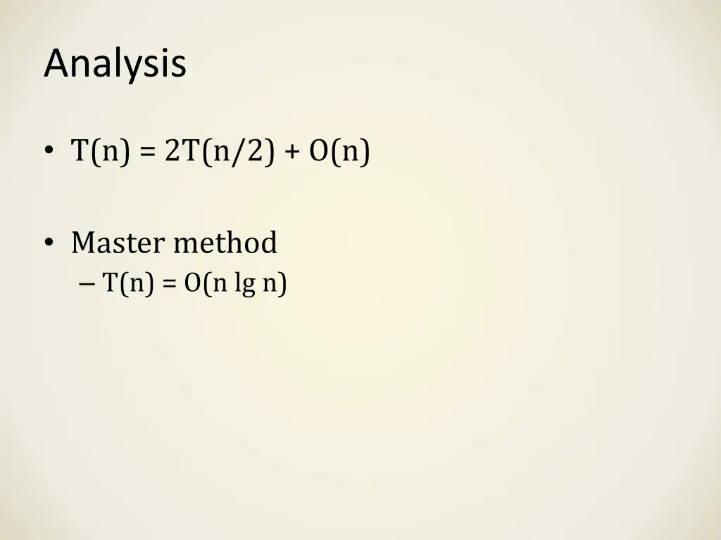 analysis