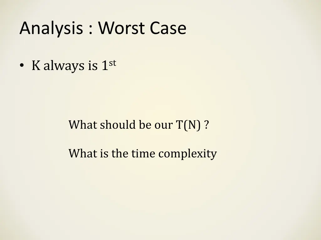 analysis worst case