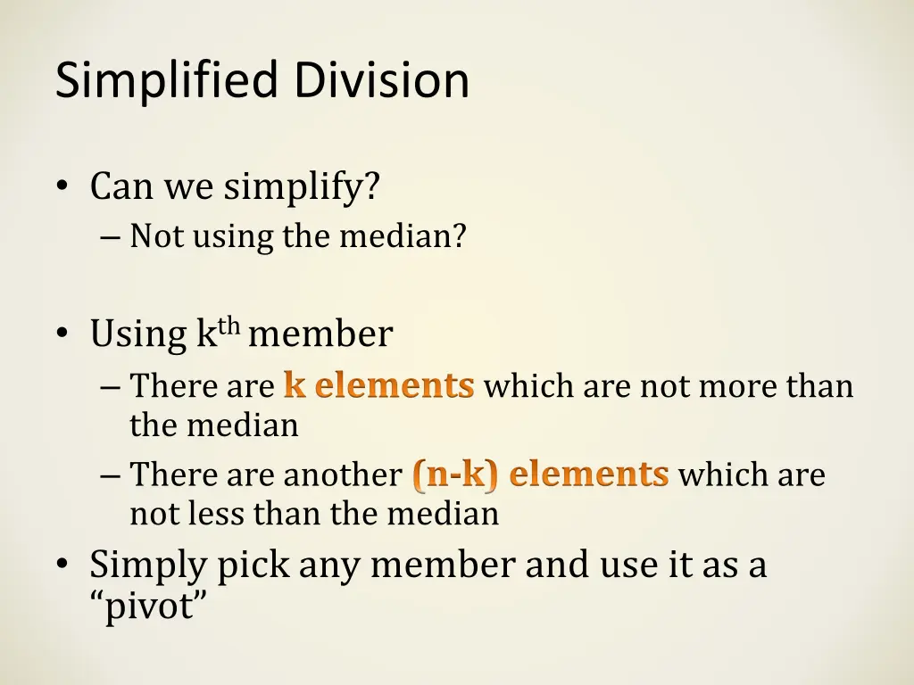 simplified division