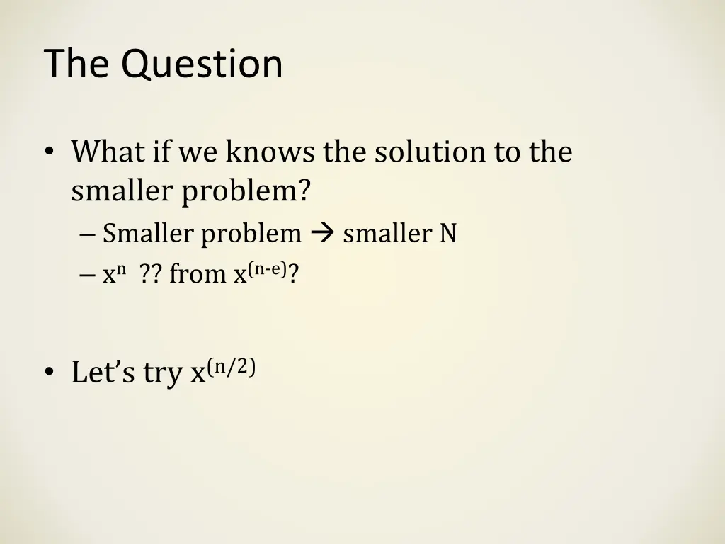 the question 3