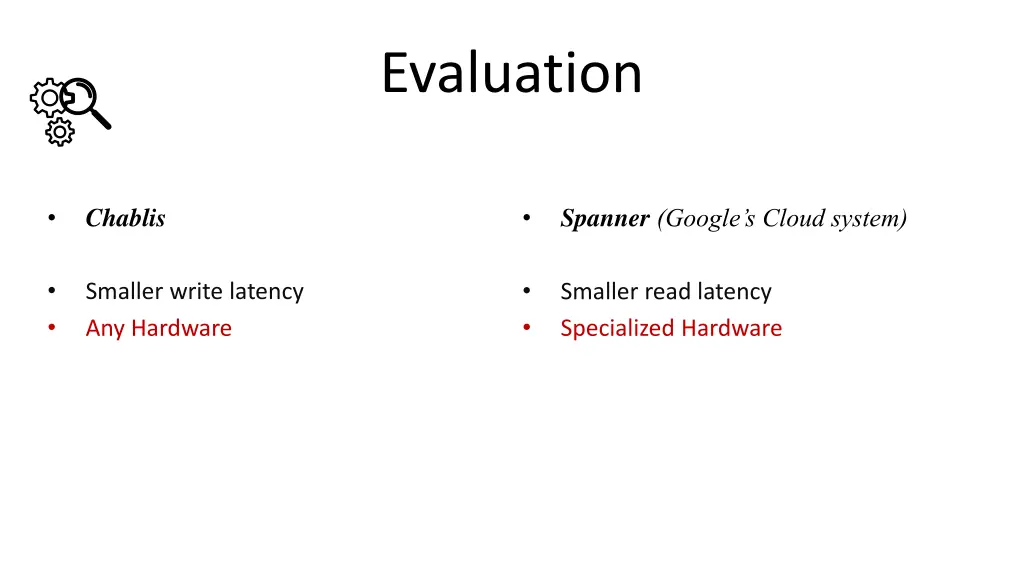 evaluation