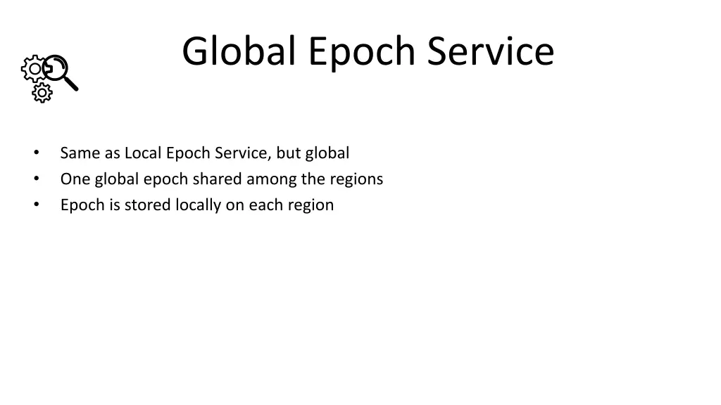 global epoch service
