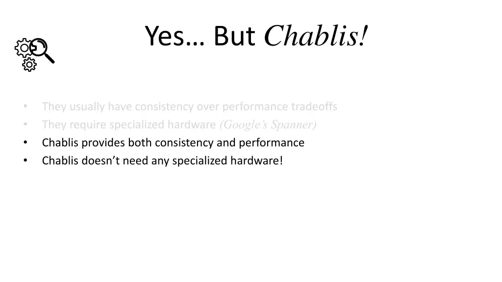 yes but chablis