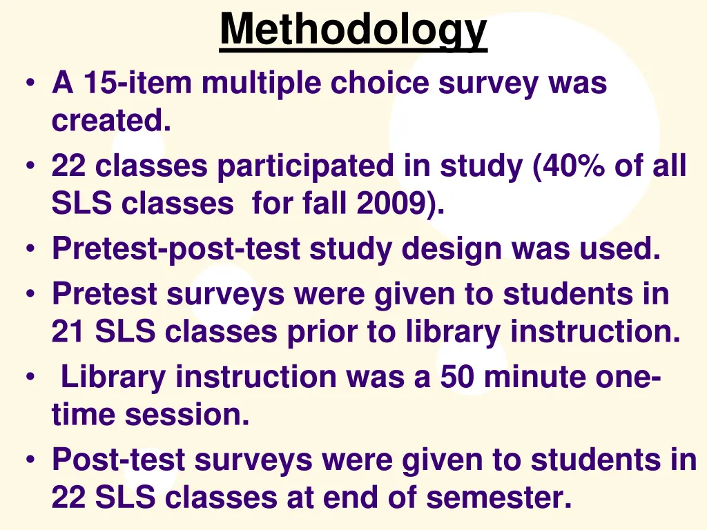methodology