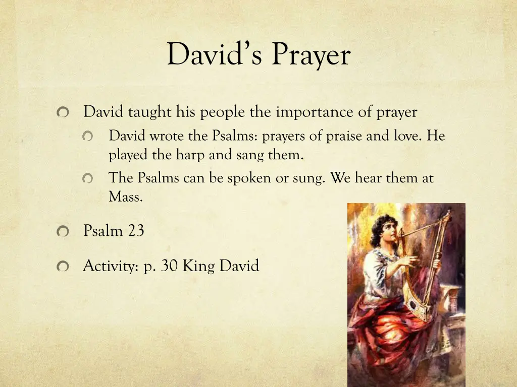 david s prayer